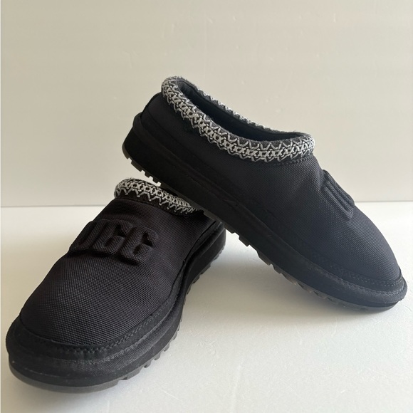 UGG Tasman Ballistic Black  1112693 Men's Winter Slippers Shoes Size 7 EUC - Picture 4 of 16